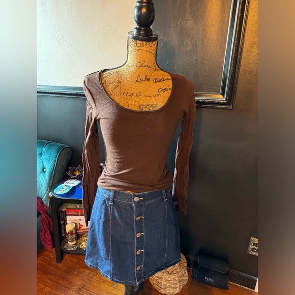 Vintage brown top - Picture 1 of 2